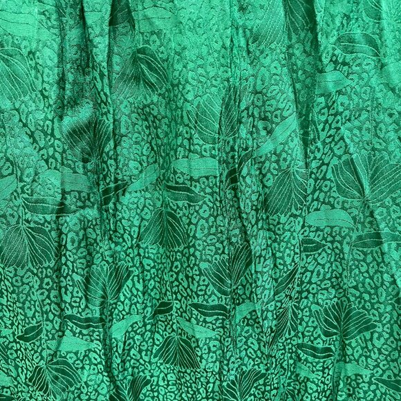 Torrid 2X Sylvia Mollie Green Jacquard Leopard Print Trench Coat NWT - Picture 8 of 8